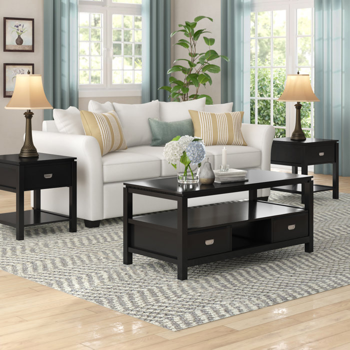 Winston Porter Groce 3 Piece Coffee Table Set & Reviews Wayfair